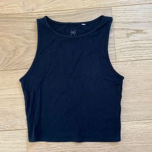 Pac Sun Ribbed Black Tank Size Small